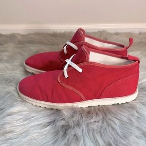 UGG Red Maksim Canvas Chukka Ankle Boots/Shoes Men’s size 10